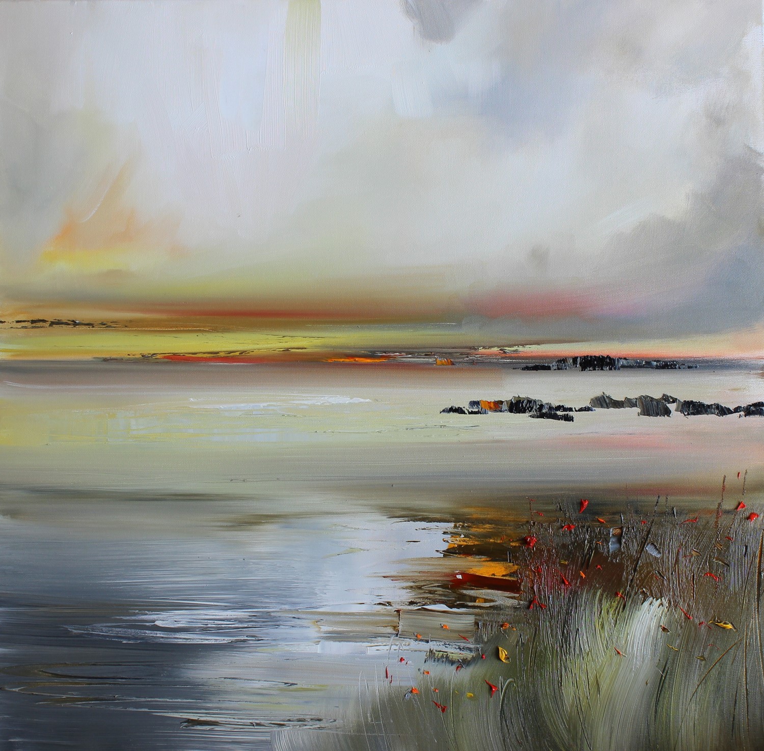 'A Dim Light below heavy Light' by artist Rosanne Barr